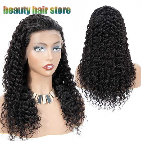 Premium Brazilian Kinky Curly Lace Front Wig - 100% Human Hair