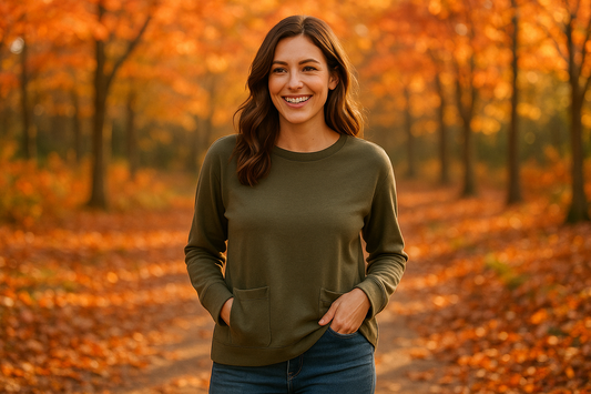 Fall Fashion Essential: The Perfect Casual Pocket Top for Autumn 2025 - For Sale
