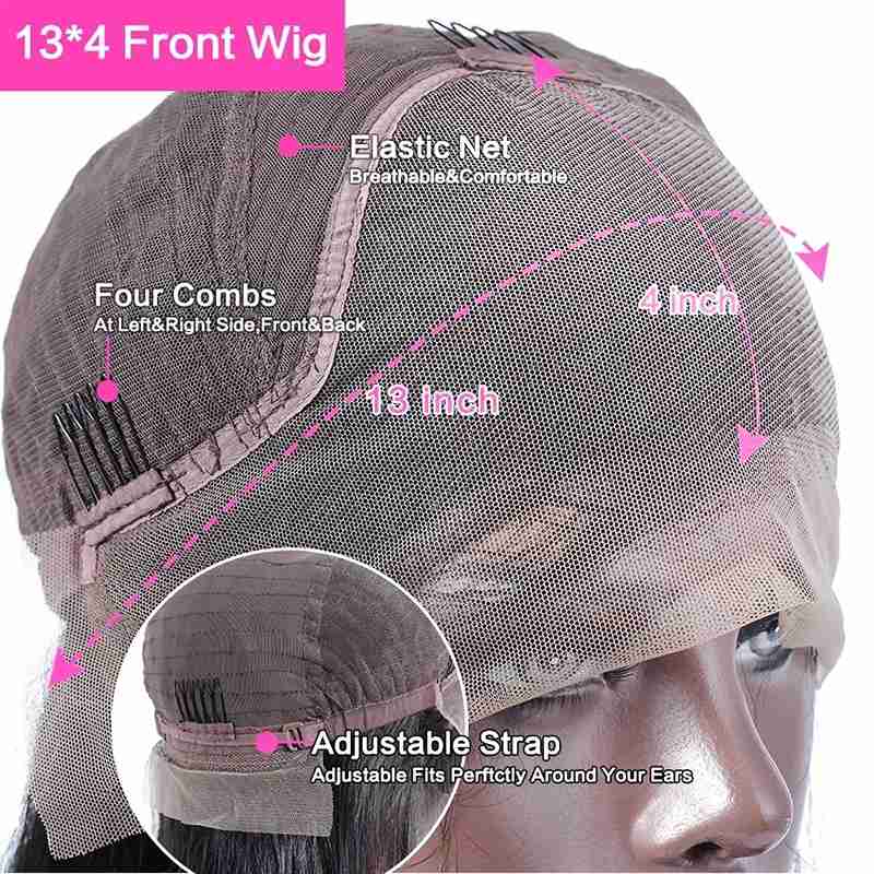 Luxe Curly Lace Front Human Hair Wig - Natural Bounce & Volume