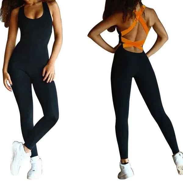 FlexFit Pro - Women's Sports Yoga Workout Gym Fitness Jumpsuit - For Sale