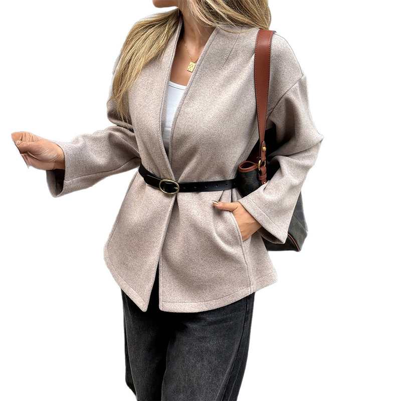 Elegant Minimalist Long Sleeve Coat