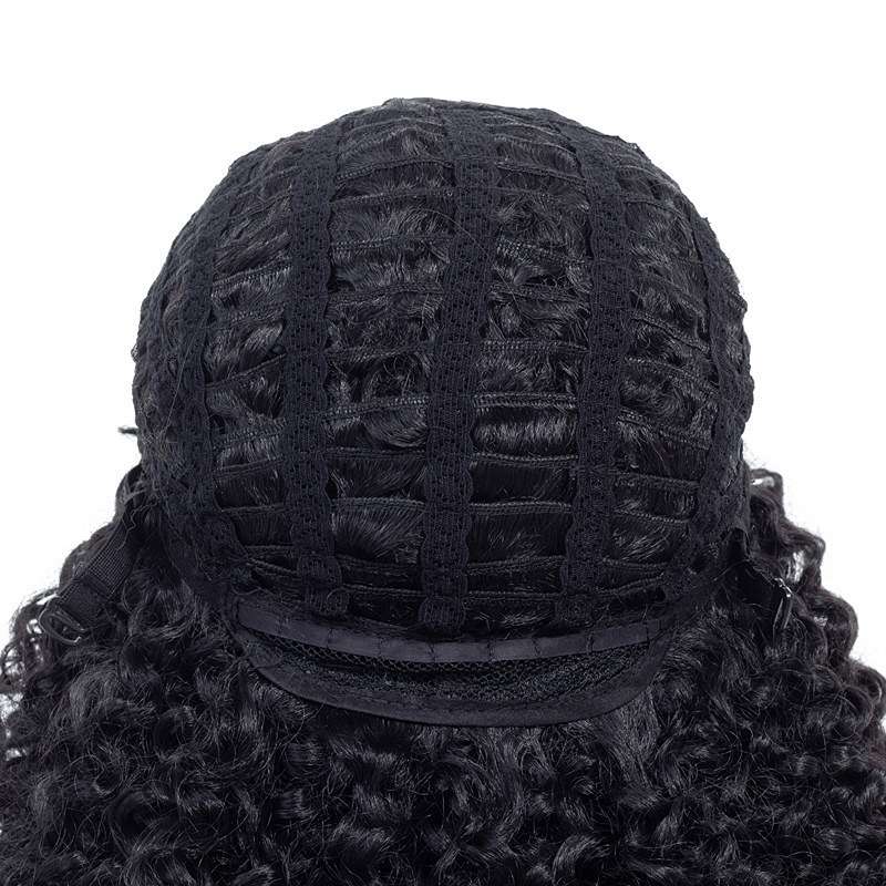 Mid-Length Synthetic Wig - European Style with Natural Texture & Volume