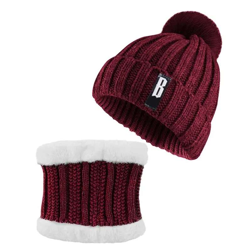 Arctic Elegance Knit Beanie & Scarf Set