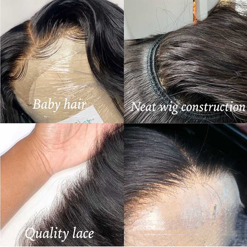 Luxurious Body Wave Human Hair Lace Front Wig - Natural Looking Premium Quality