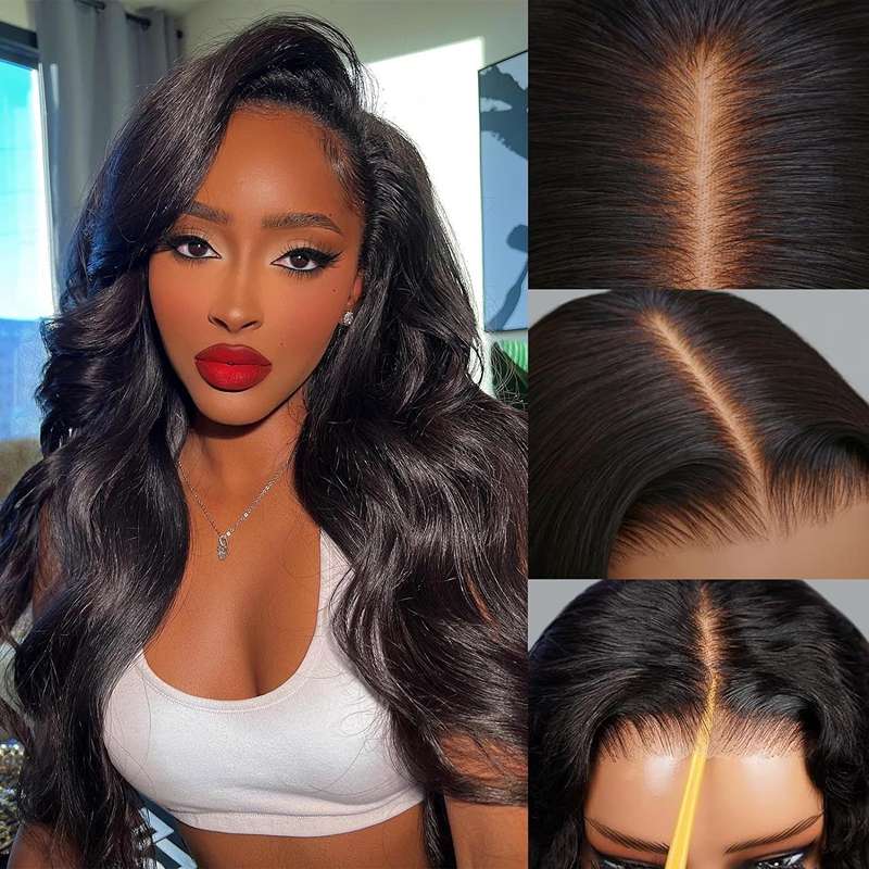 Glamorous Long Wavy Synthetic Wig - Voluminous Curls