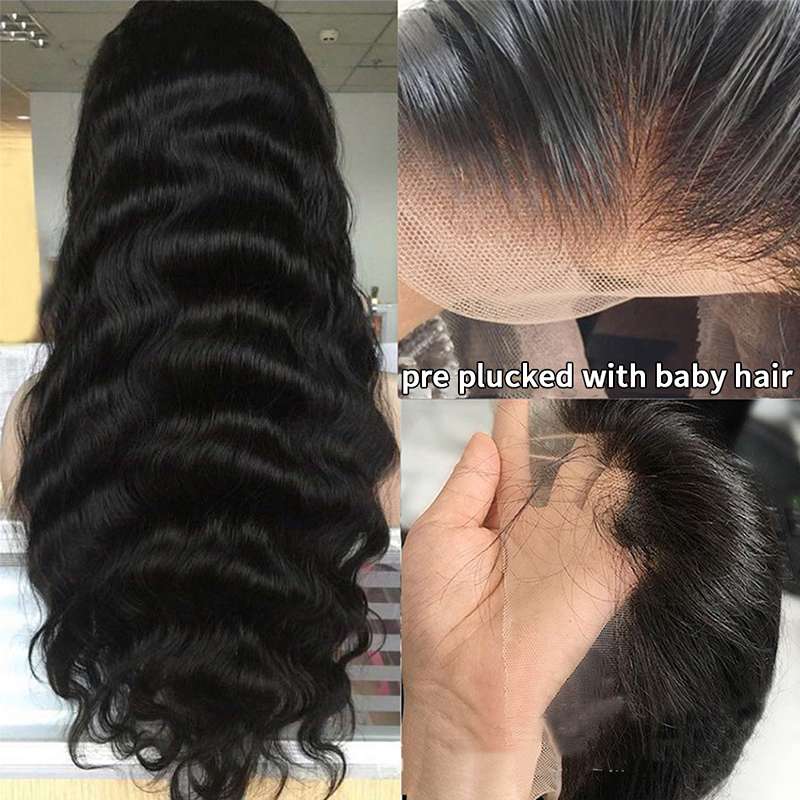 Luxurious Body Wave Human Hair Lace Front Wig - Natural Looking Premium Quality
