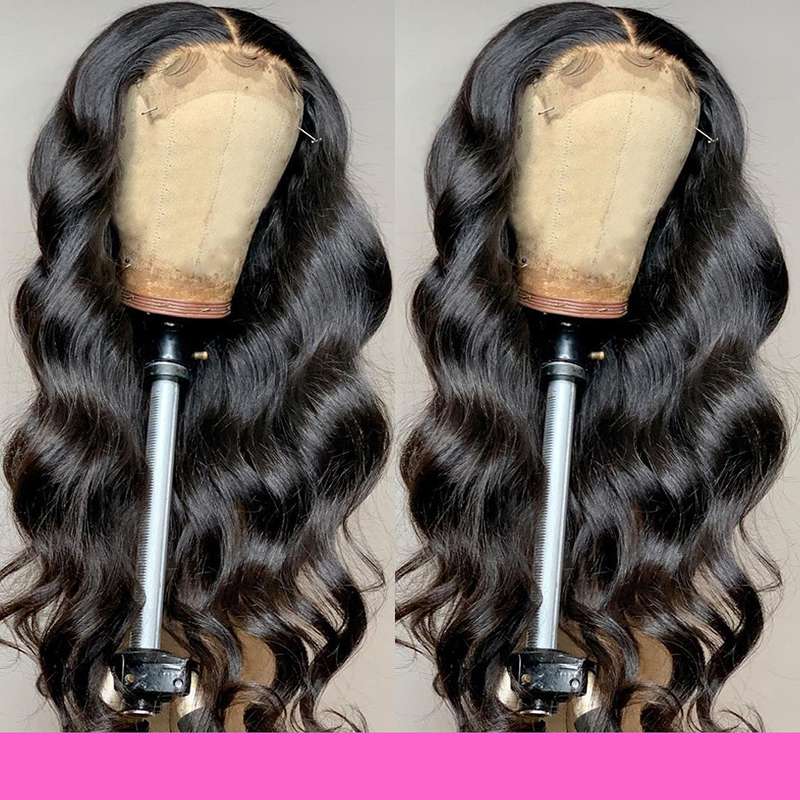 Luxurious Body Wave Human Hair Lace Front Wig - Natural Looking Premium Quality