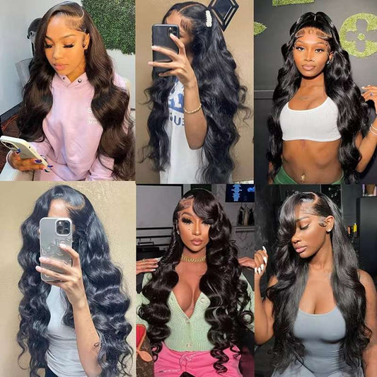 Premium Vietnamese Raw Hair Lace Front Wig - 6x4 HD Transparent Lace with Pre-Plucked Hairline