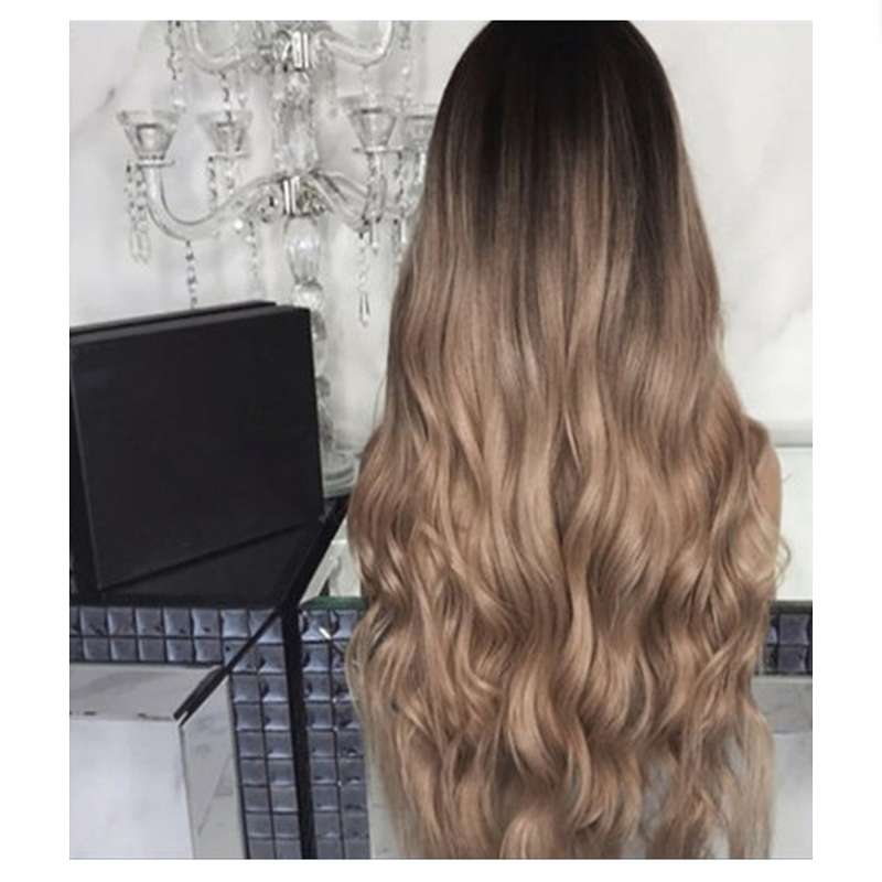 Mid-Length Synthetic Wig - European Style with Natural Texture & Volume
