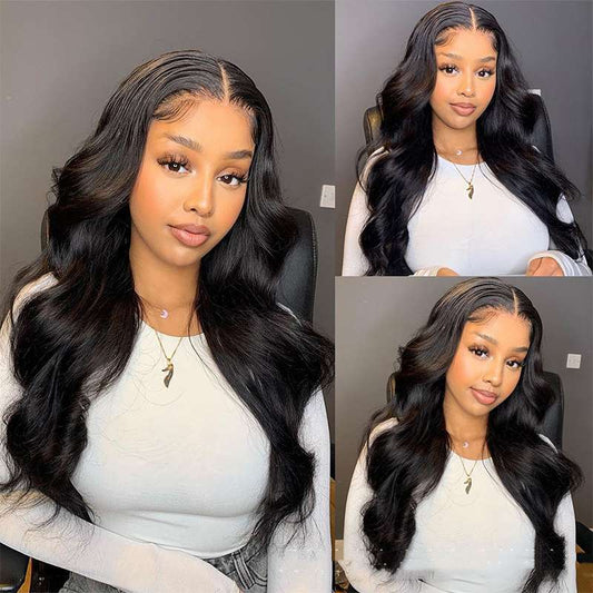 Luxurious Body Wave Human Hair Lace Front Wig - Natural Looking Premium Quality