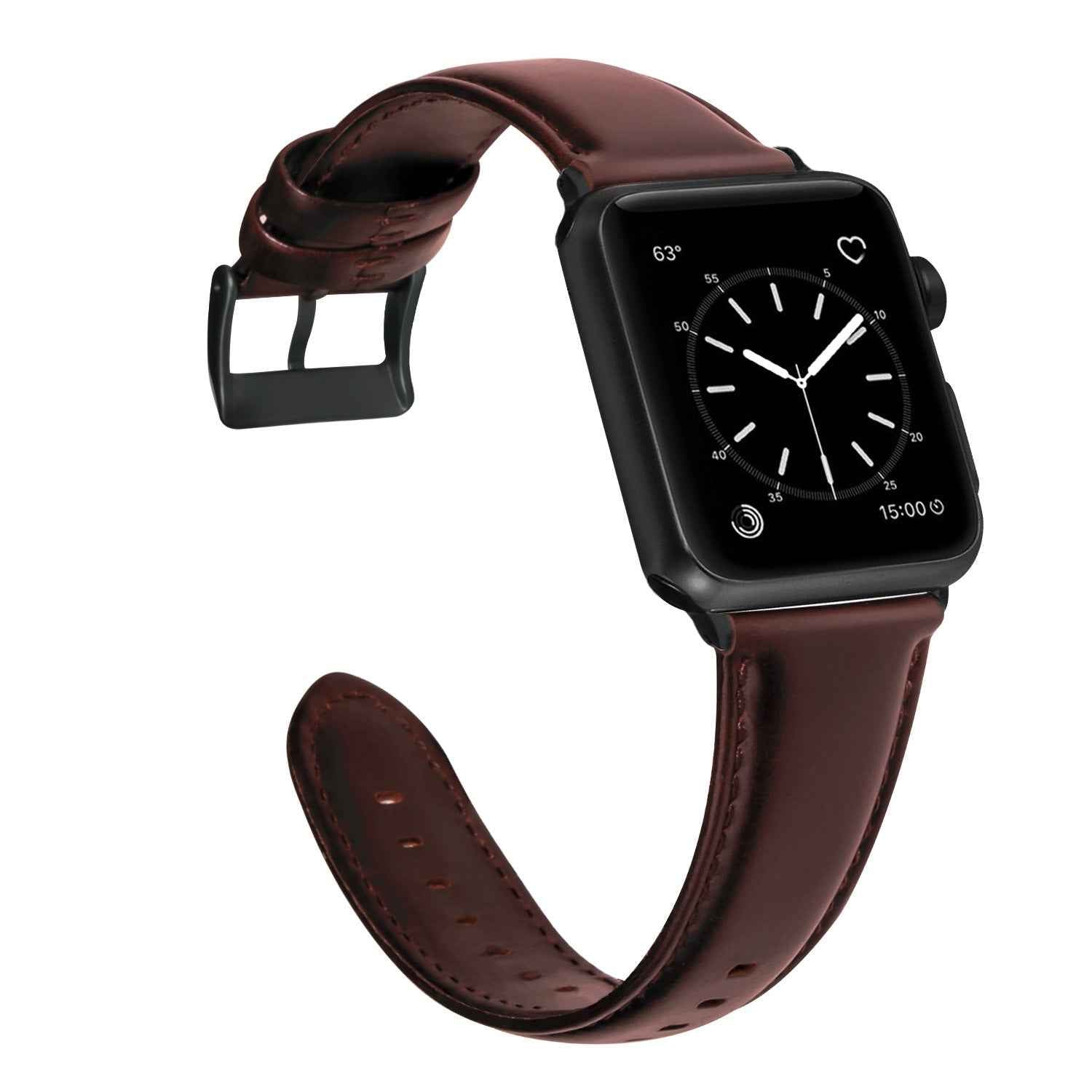 LeatherCraft Premium - Genuine Cowhide Leather Watch Strap | Handcrafted - For Sale